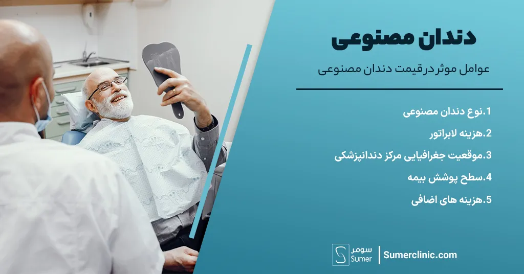 عوامل موثر در قیمت دندان مصنوعی