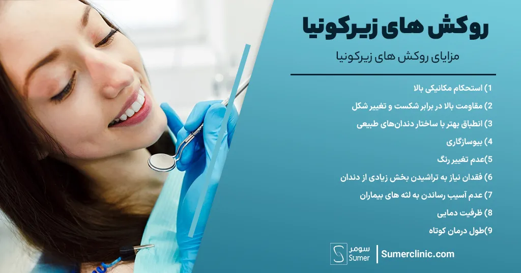 مزایا روکش های زیرکونیا