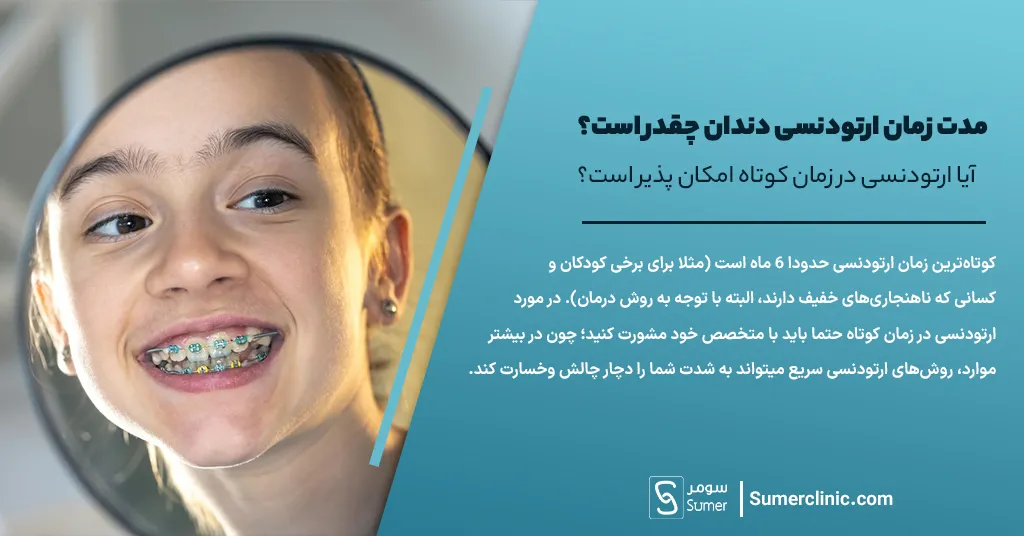 آیا ارتودنسی در زمان کوتاه امکان پذیر است